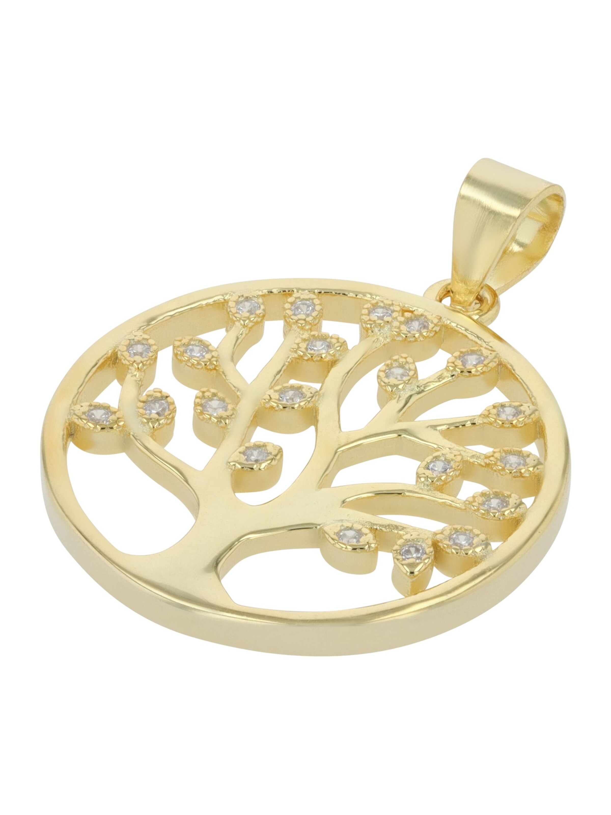 Akzent Pendant 'Nerys, 925 Sterlingsilber, langlebig' in Gold