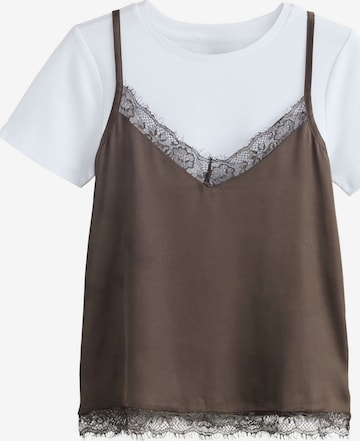 Next Тениска в кафяво: отпред