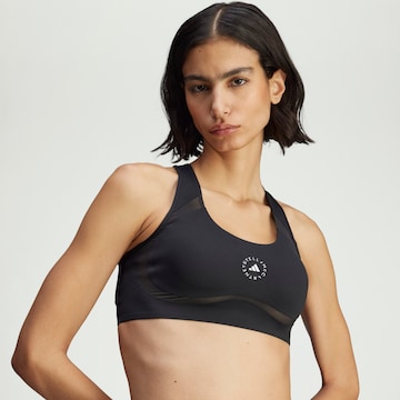 Bustier Soutien-gorge de sport 'Power Impact' ADIDAS BY STELLA MCCARTNEY en noir : devant