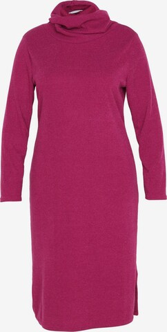 Paprika Knitted dress in Pink: front