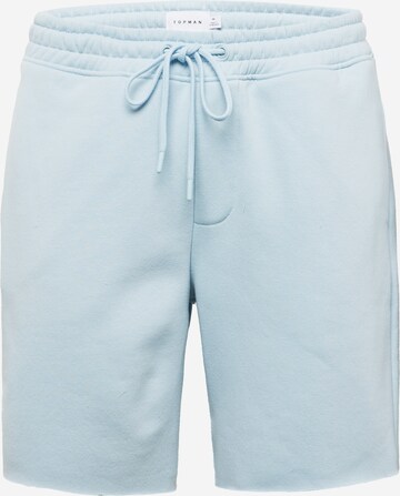 TOPMAN Trousers in Blue: front