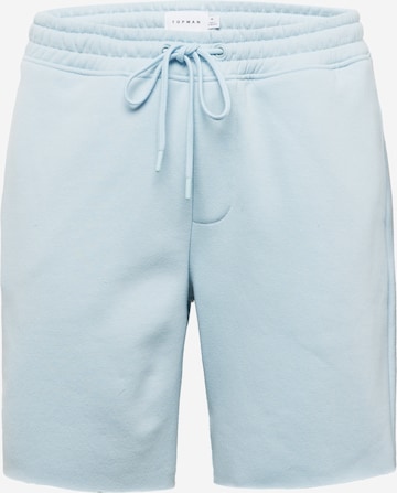 TOPMAN Kalhoty – modrá: přední strana