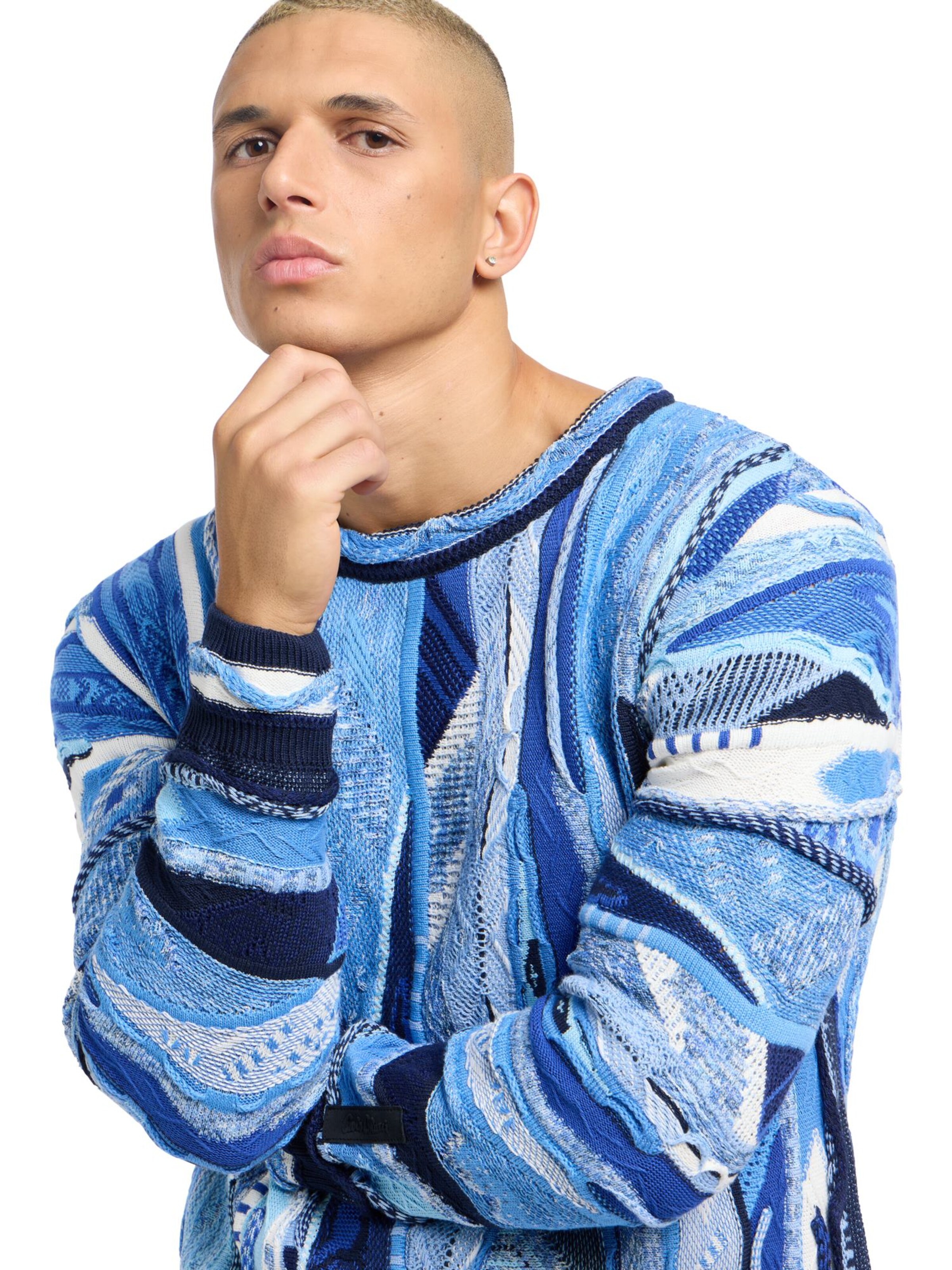 Carlo Colucci Trui 'Dondi' in Blauw