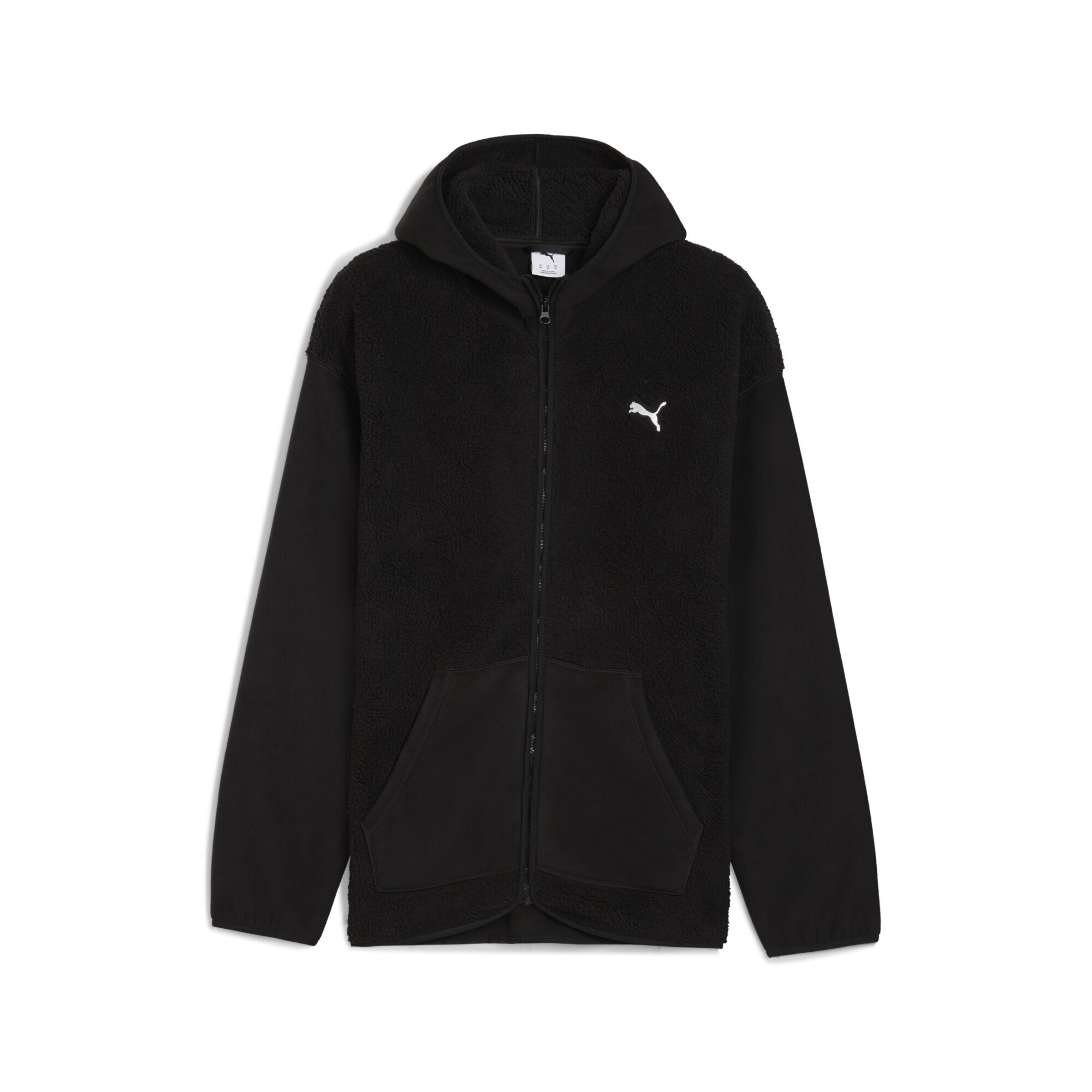 PUMA Sweatvest 'Essentials' in Zwart: voorkant