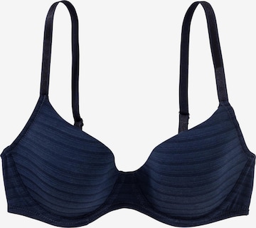 SPEIDEL Bra 'Cotton & More' in Blue: front
