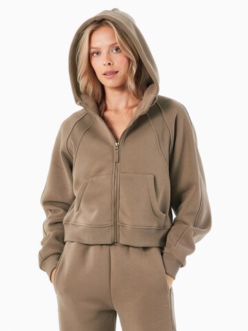 Organication Sweatjacke in Braun