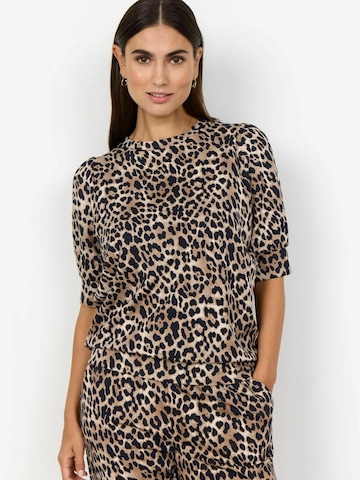 Chemisier 'Banu' Soyaconcept en marron : devant