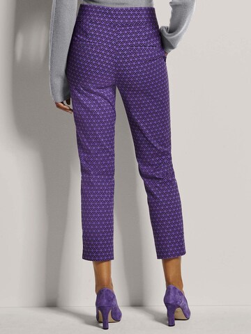 Coupe slim Pantalon MADELEINE en violet