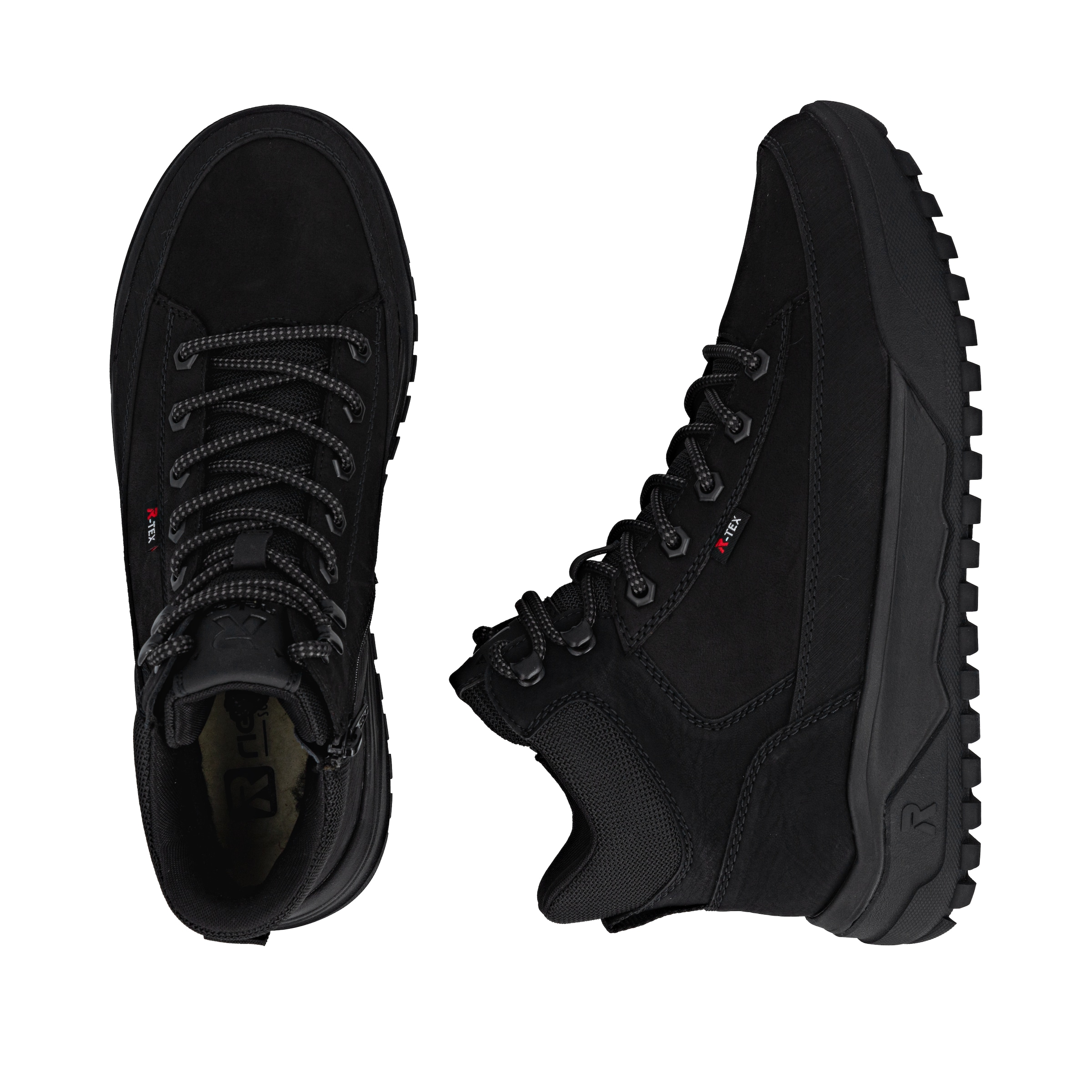 Bottes à lacets 'U1571' Rieker en noir