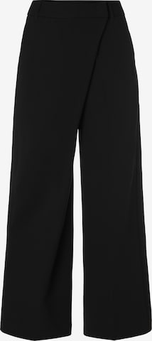 TATUUM Wide Leg Housut värissä musta: etupuoli