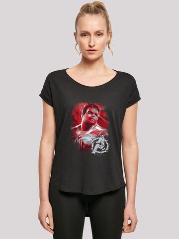F4NT4STIC T-Shirt 'Marvel Avengers Endgame Hulk Brushed' in Schwarz: Vorderseite