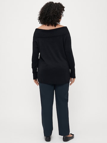 Pull-over 'BIRD' Persona by Marina Rinaldi en noir