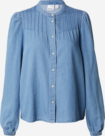 VERO MODA Bluse i blå: forside