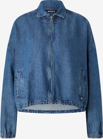 ÆNGELS Blouson Denim in Blau: predná strana