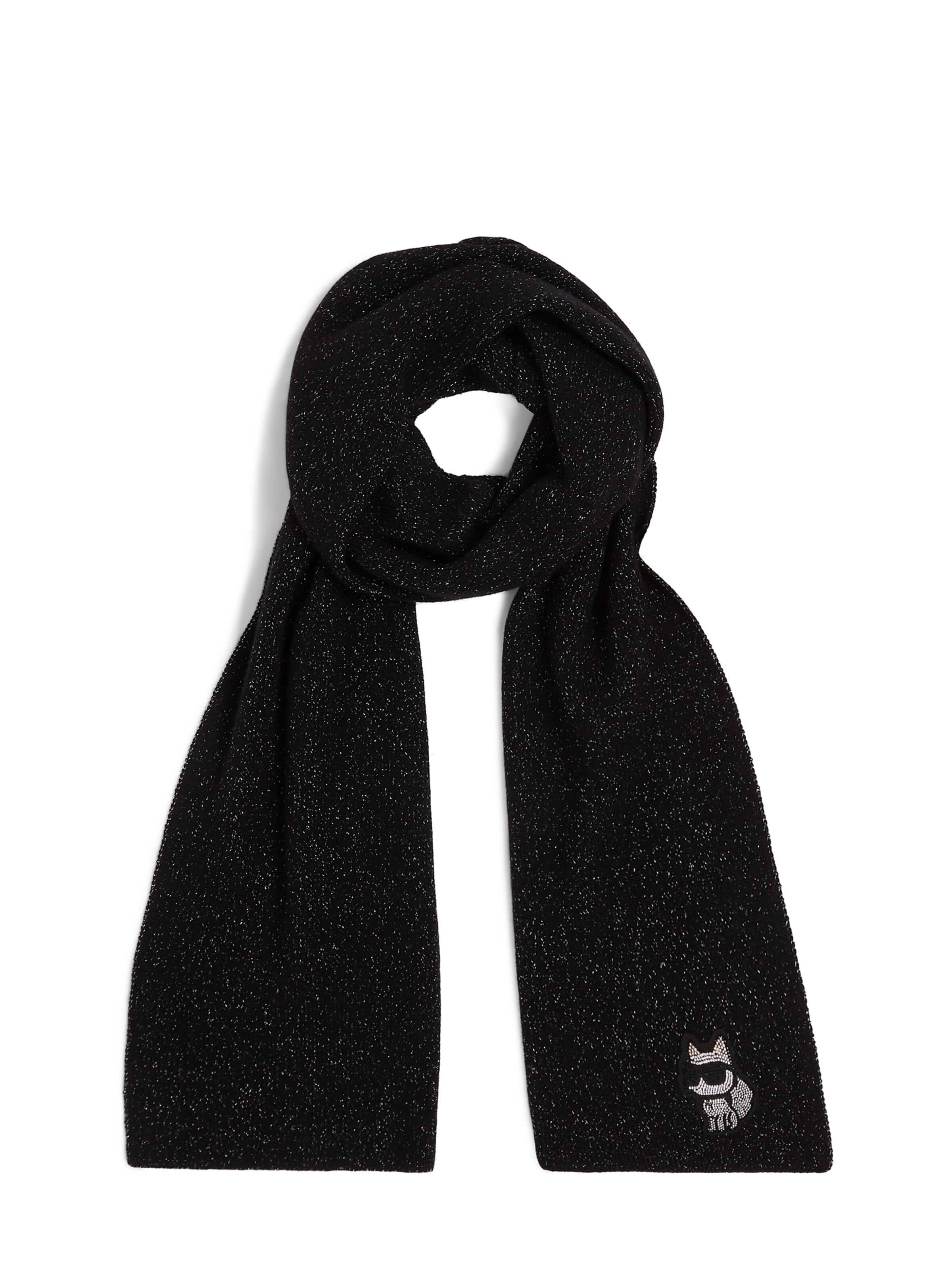 Karl Lagerfeld Κασκόλ 'Choupette' σε μαύρο