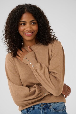 Kaffe Sweater 'Alizza' in Brown