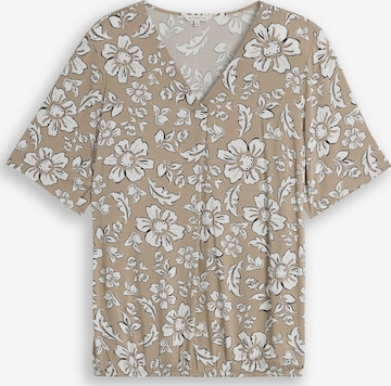 Tom Tailor Women + Blouse in Beige: voorkant