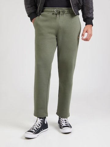 Regular Pantalon ALPHA INDUSTRIES en vert : devant
