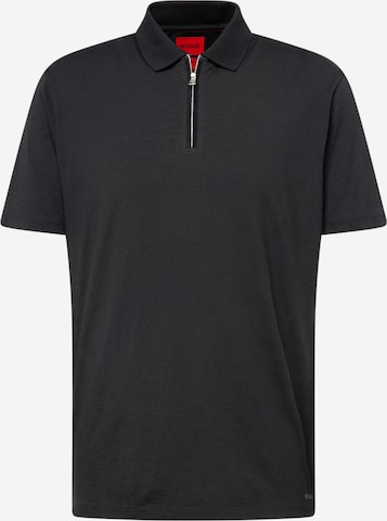 HUGO Shirt 'Dekok233' in Zwart: voorkant