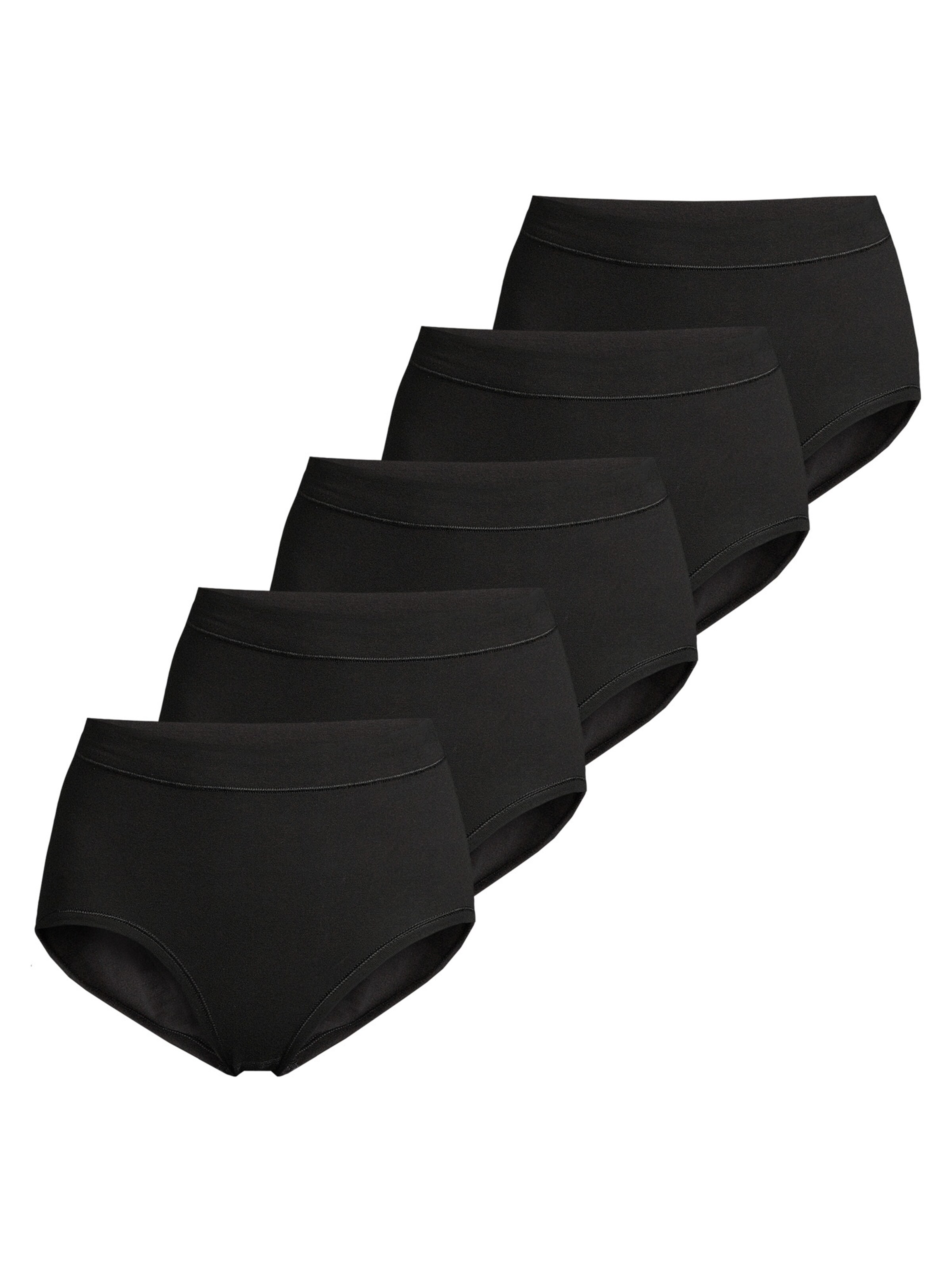 ESGE Panty 'Basic - Feinripp' in Black: front