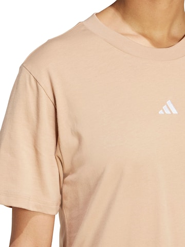 ADIDAS SPORTSWEAR Функционална тениска в бежово