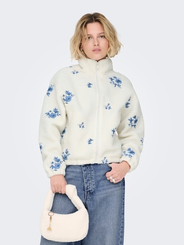 ONLY Φθινοπωρινό και ανοιξιάτικο μπουφάν 'ONLAMY' σε λευκό: μπροστά