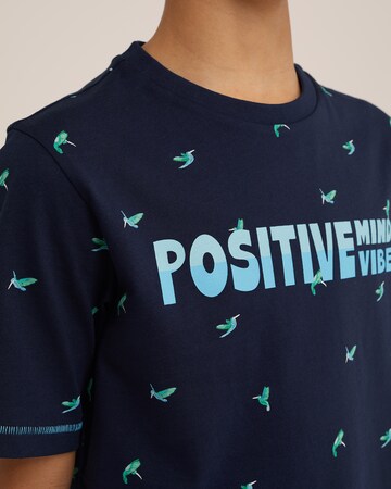 WE Fashion T-Shirt in Blau
