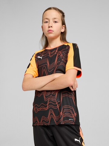 PUMA - Camiseta funcional 'IndividualLIGA' en negro: frente
