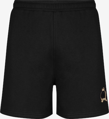 SikSilk Normalny krój Spodnie w kolorze czarny: przód