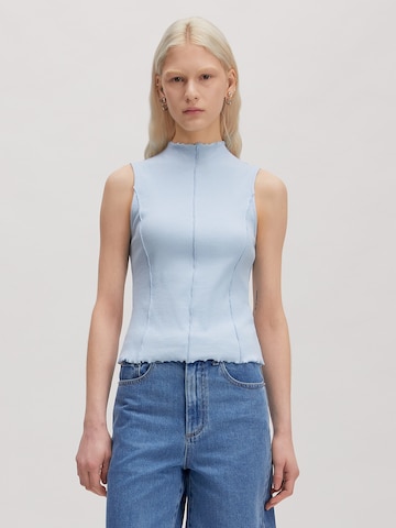 EDITED Top 'Enie' in Blauw: voorkant