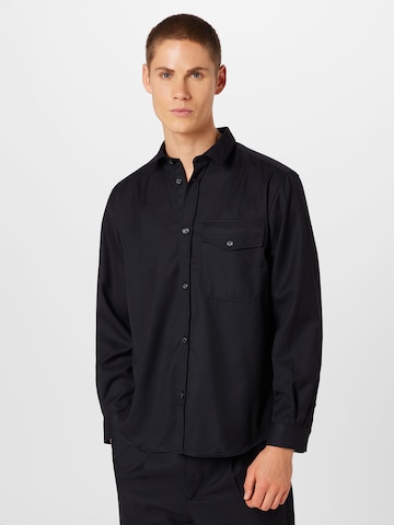 minimum Regular fit Button Up Shirt 'KANJE' in Blue: front