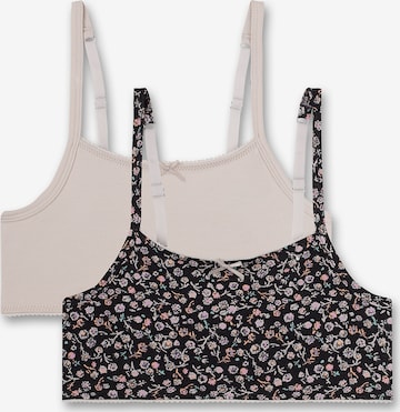 SANETTA Bralette Bra in Beige: front