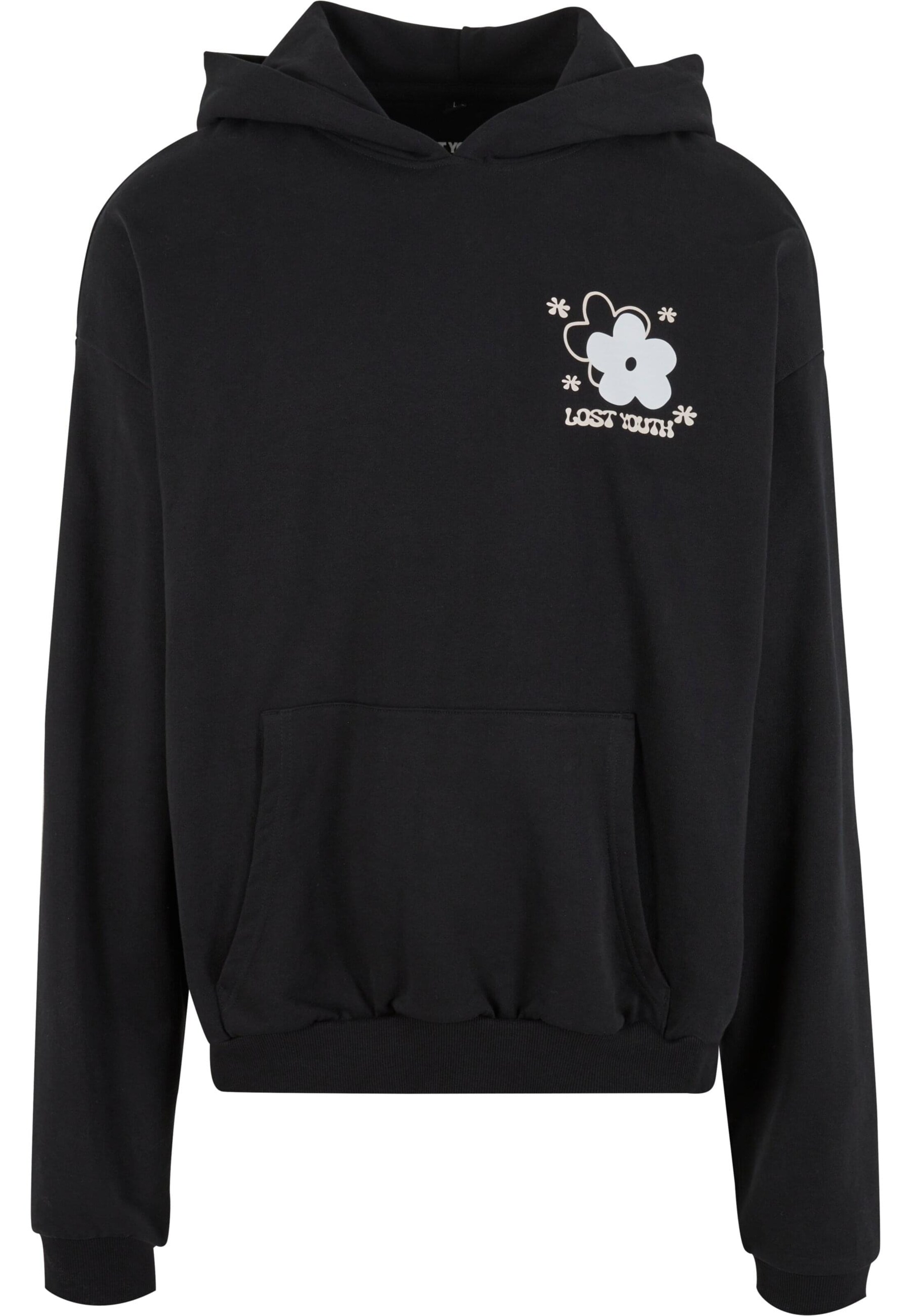 Lost Youth Sweatshirt in Zwart: voorkant