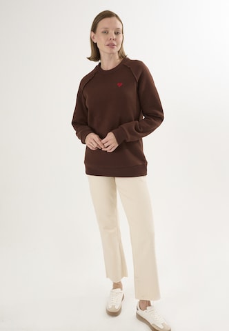 Sweat-shirt Felix Hardy en marron