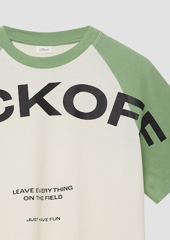 T-Shirt s.Oliver en vert