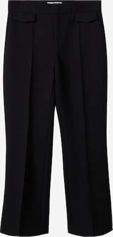 MANGO Spodnie w kant 'Jess' w kolorze czarny: przód