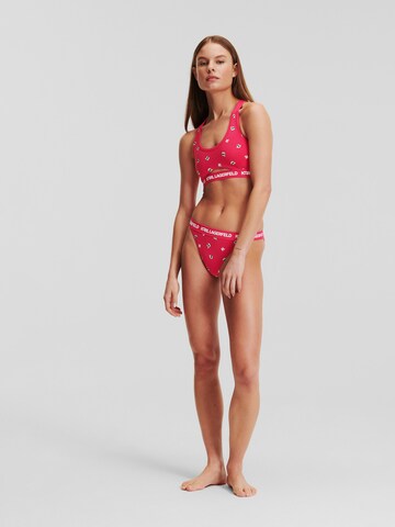 Karl Lagerfeld - Bustier Sujetador en rosa