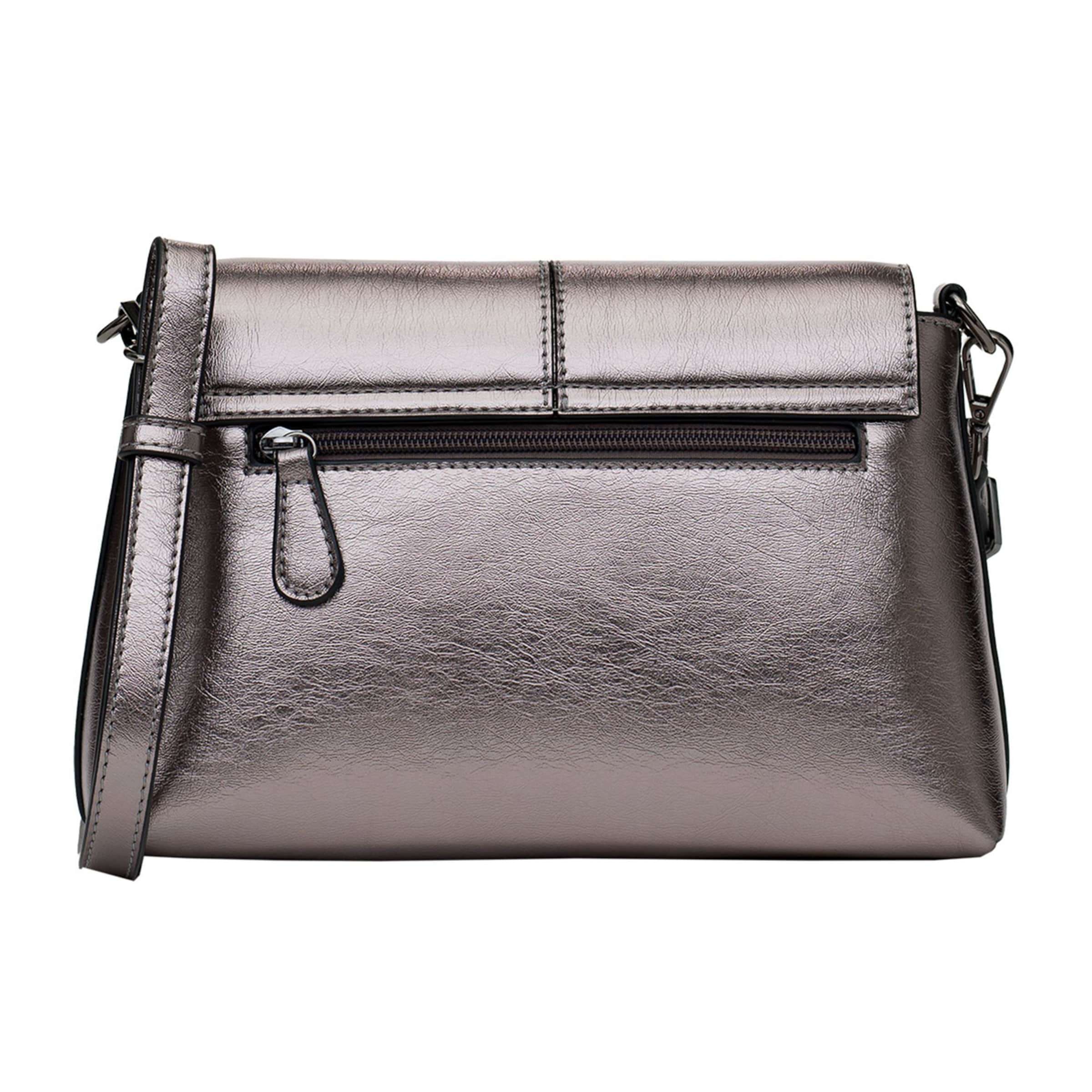 Sac bandoulière 'Pamela' L.CREDI en bronze