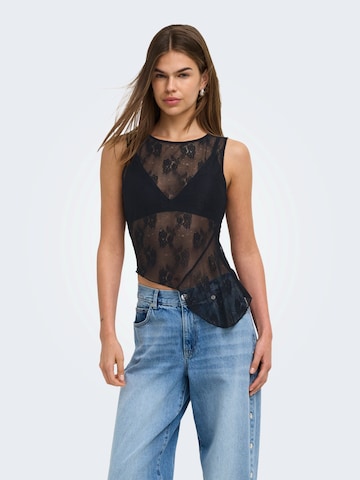 ONLY Top 'ONLLEXI' in Schwarz: Vorderseite