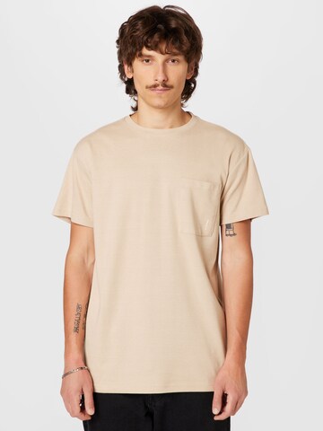 !Solid Shirt in Beige: front