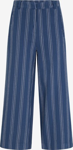 TOM TAILOR Zvonové kalhoty Kalhoty – modrá: přední strana