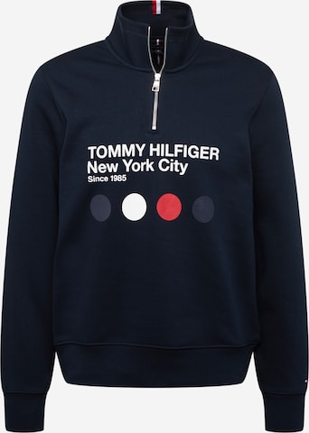 TOMMY HILFIGER Mikina – modrá: přední strana