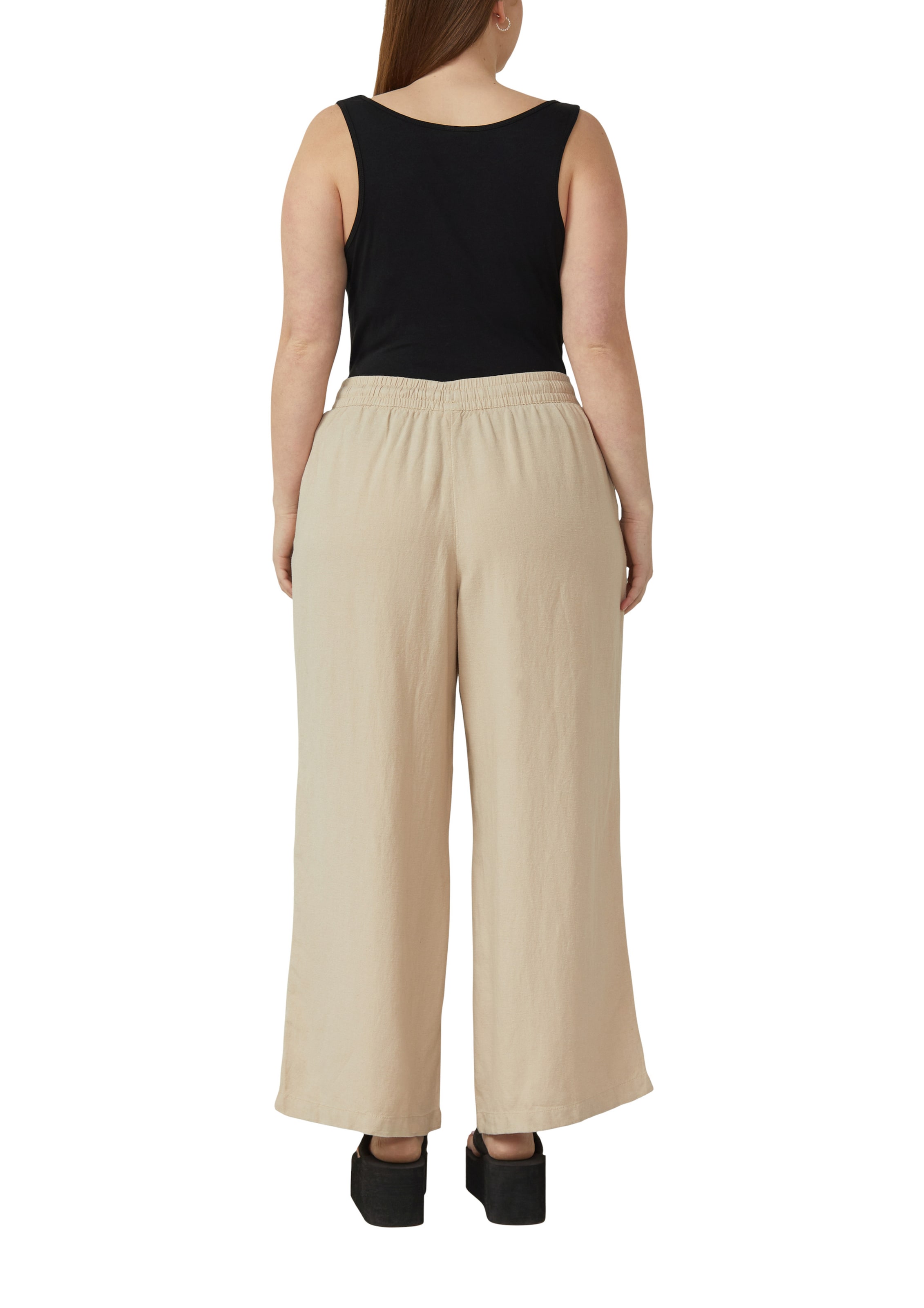 QS Regular Broek in Beige