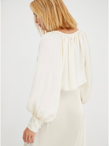 ABOUT YOU x Iconic by Tatiana Kucharova Blouse 'Allie' in Beige