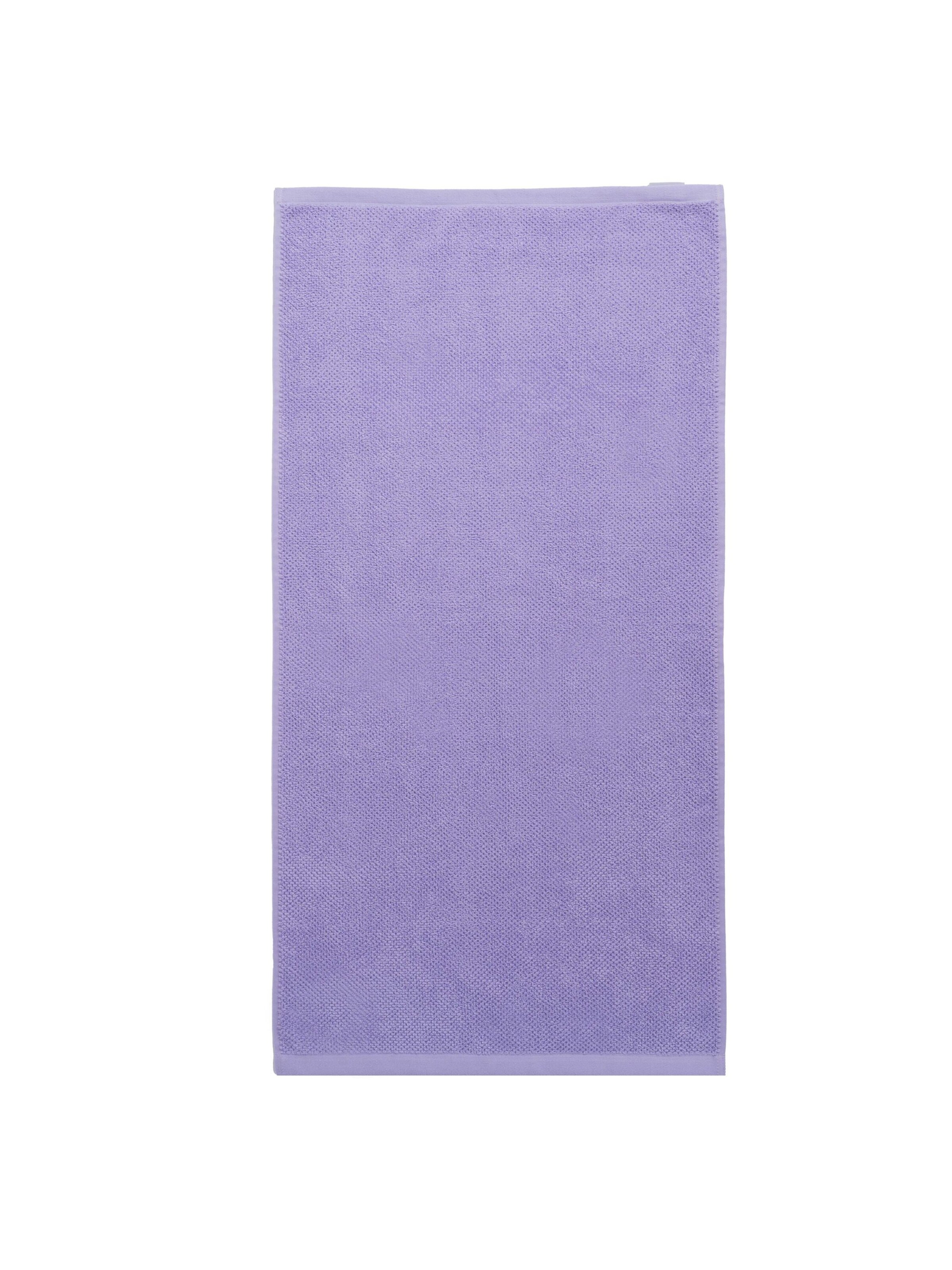 Herzbach home Duschtücher Spa im 2er Set, Flächengewicht 525 gsm in Lila