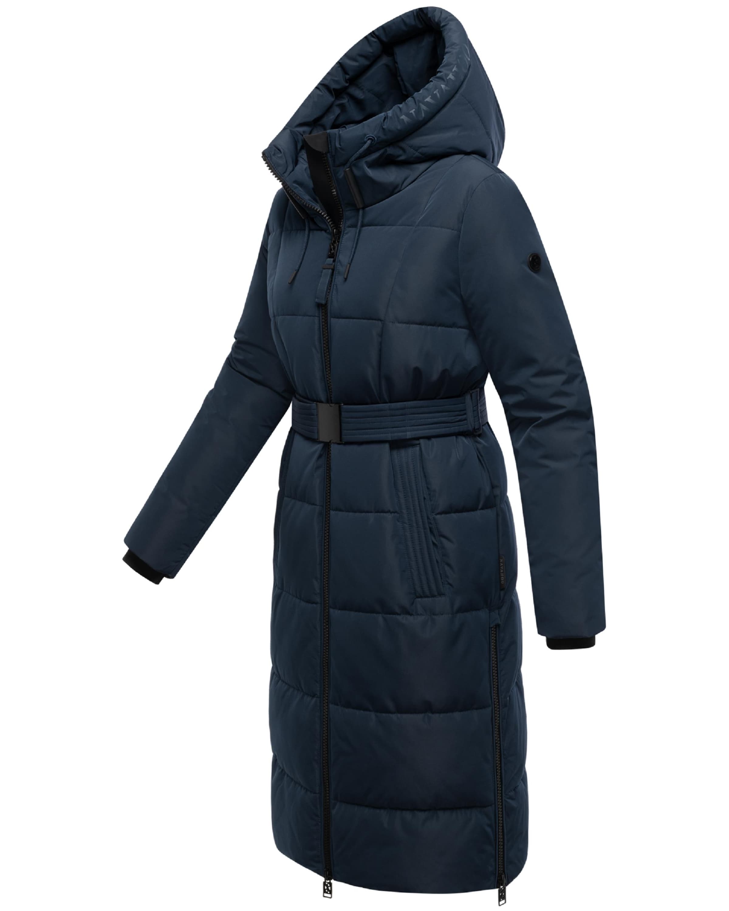 NAVAHOO Płaszcz zimowy 'Herbstnebel 14' w kolorze niebieski