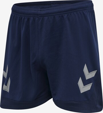 Hummel Regular Sportbroek 'Poly' in Blauw