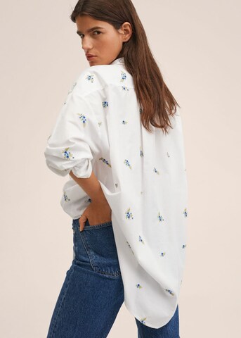 MANGO Blouse 'Floripa' in White