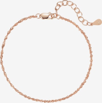 Bracelet 'Soft Twist' Hey Happiness en or : devant