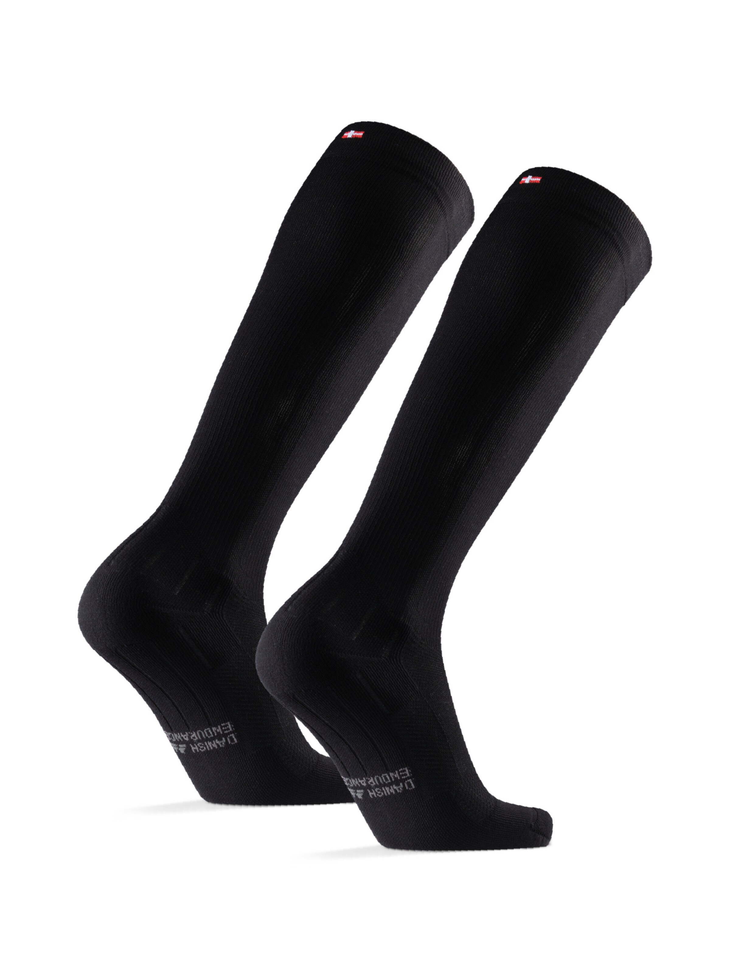 DANISH ENDURANCE Sports socks 'Compression' in Black